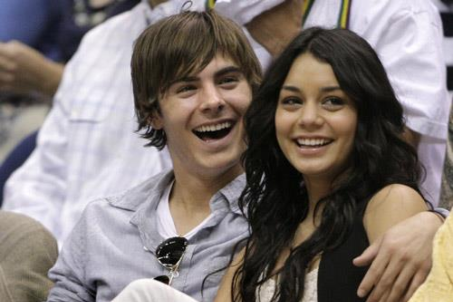 Vanessa Hudgens and Zac Efron